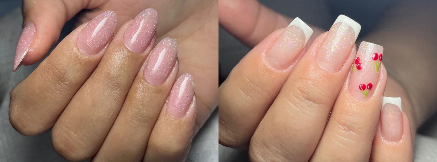Alongamento de Unhas + Esmaltação em Gel!